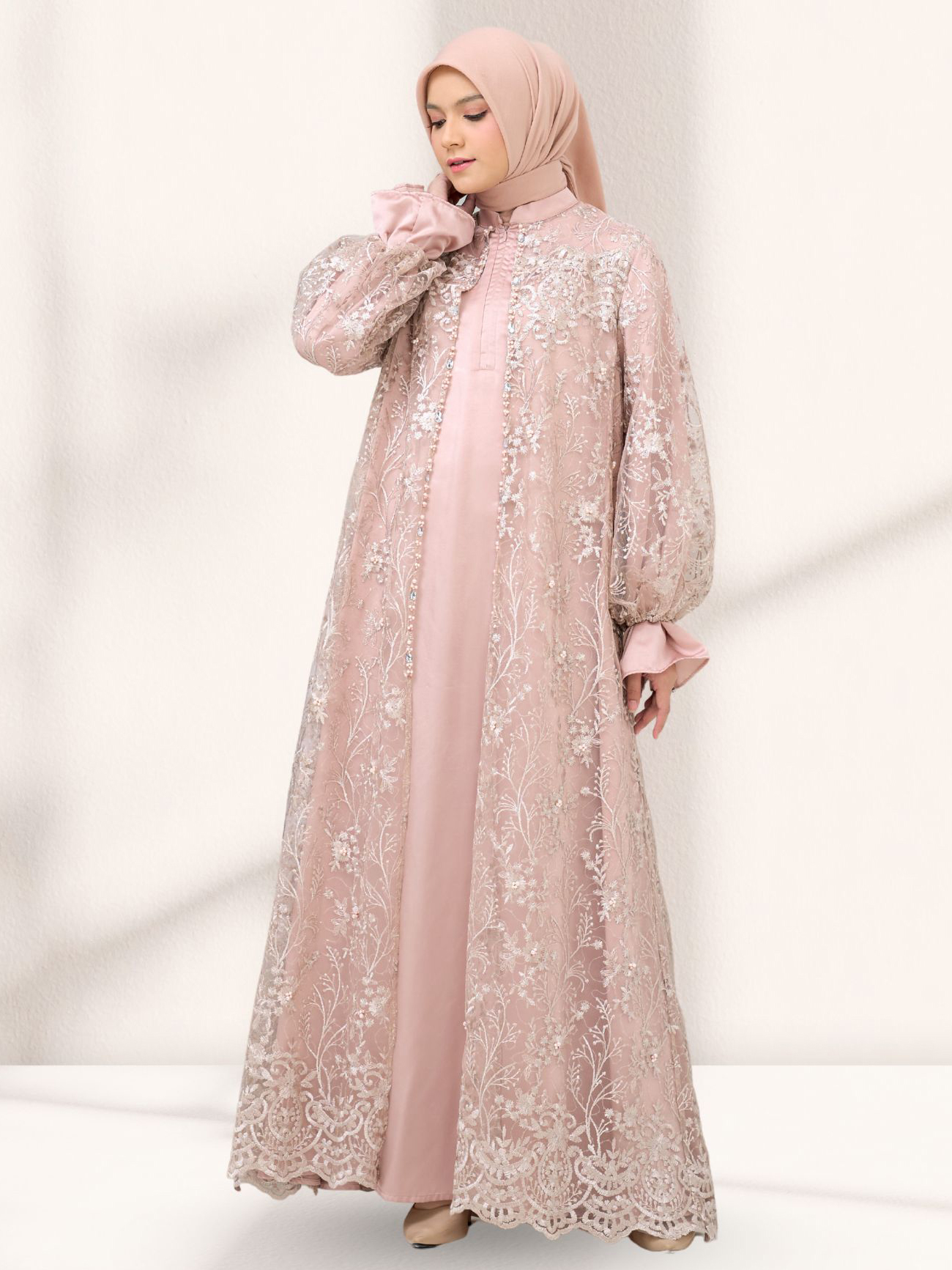 Almira Éclat Gown_Pastel_Brukat_Dress_by_Alkhansas_6 Almira Éclat Gown - Image 1