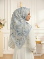 Flora Impressionism in Ice Blue