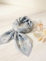 Flora Impressionism in Ice Blue - Image 2