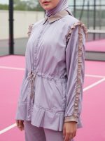 Lilac Rally Ruffle Jacket